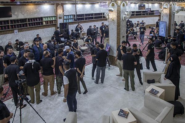 العتبة العباسية المقدسة: قسم الإعلام قدم الخدمات لنحو 400 إعلامي من داخل العراق وخارجه
